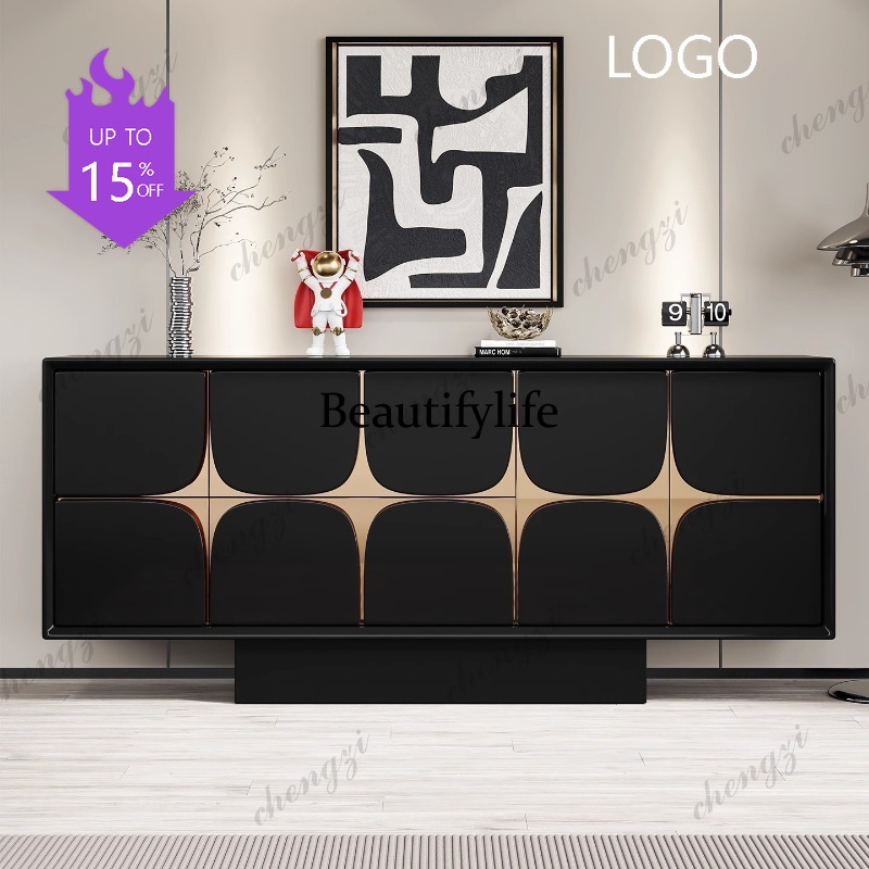 Decor Lighting & Decor Fires Photos - D1089 Italian light luxury door cabinet