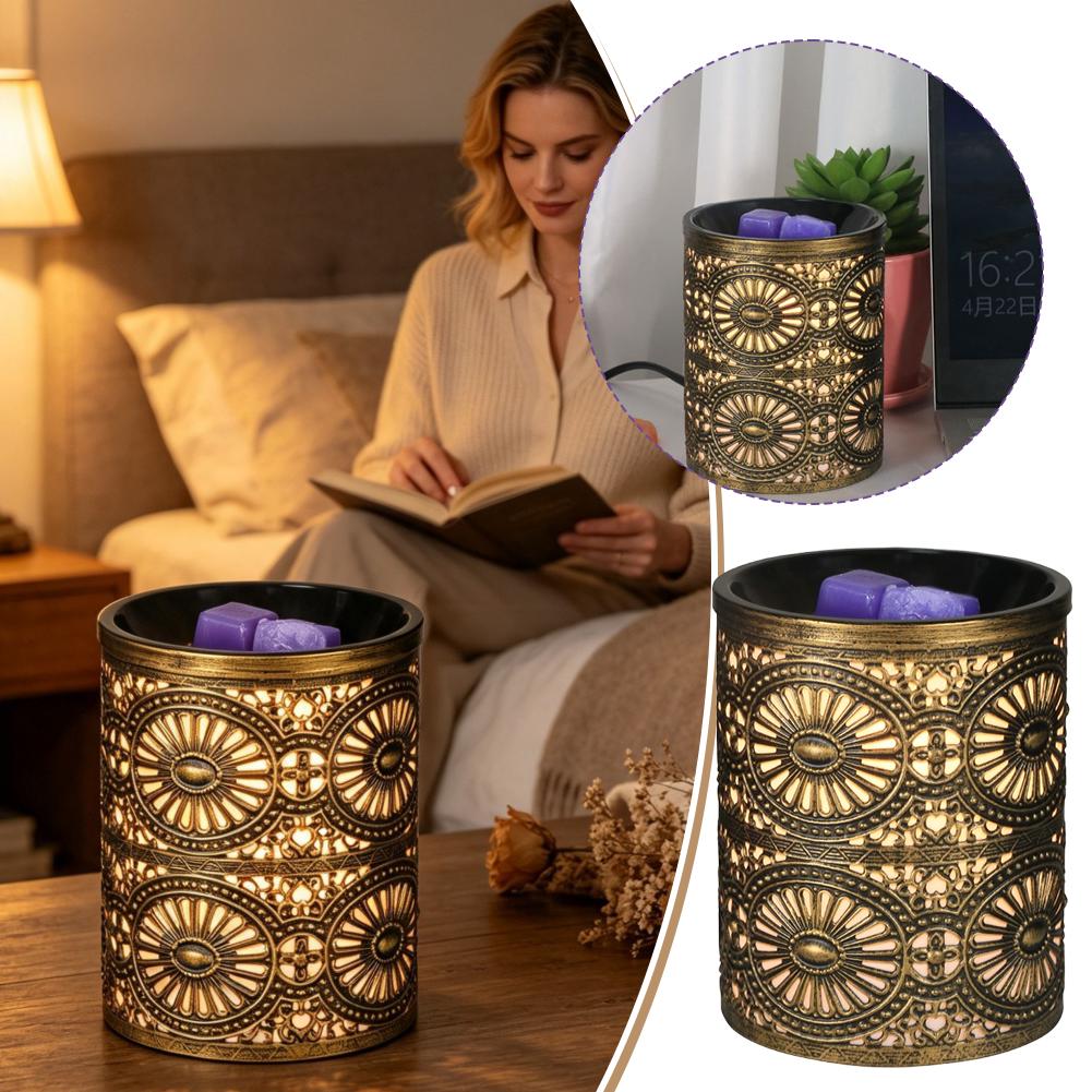 Decor Lighting & Decor Fires Photos - New Fragrance Night Light Golden Geometric