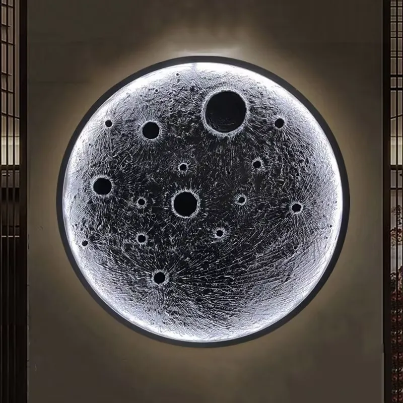 Bedroom Lighting Decor Ideas - 3D Moon Lamp LED Night Light