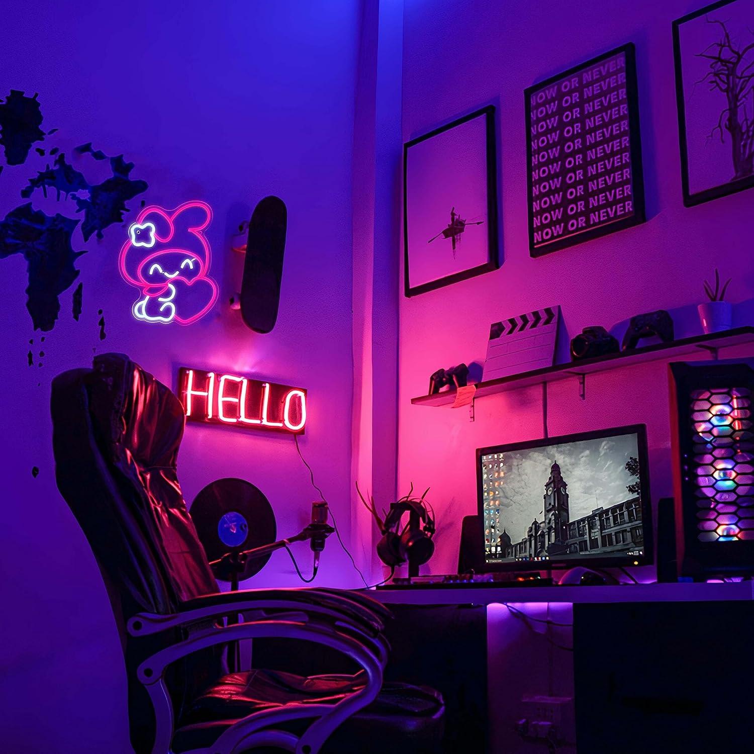 Anime Neon Sign Janpanese LED  - đánh giá và giá Room Lighting Bedroom Decor