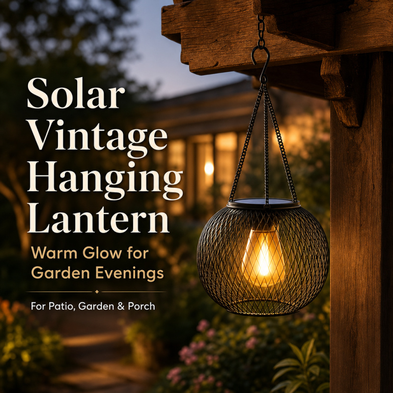 Solar Powered LED Hanging Floo - đánh giá và giá Lighting Design Decor