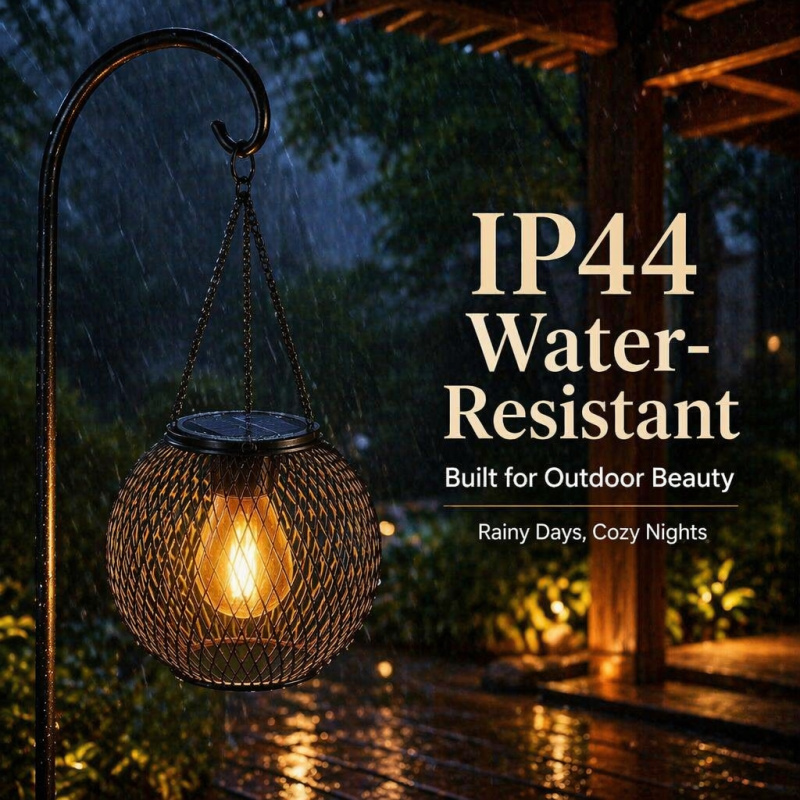 Solar Powered LED Hanging Floo - đánh giá và giá Lighting Design Decor