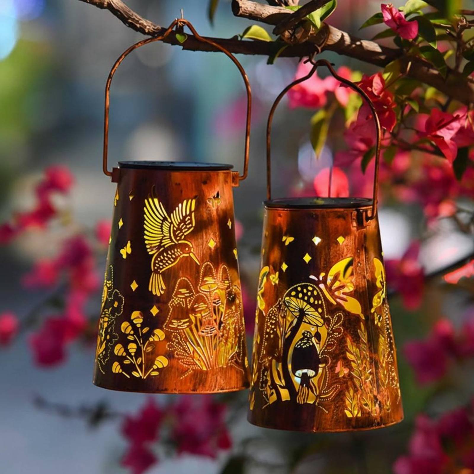 Floral Garden Lantern Pattern  - đánh giá và giá Lighting Design Decor