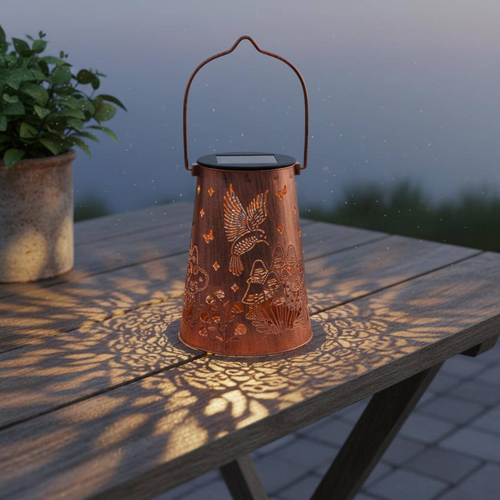 Floral Garden Lantern Pattern  - đánh giá và giá Lighting Design Decor