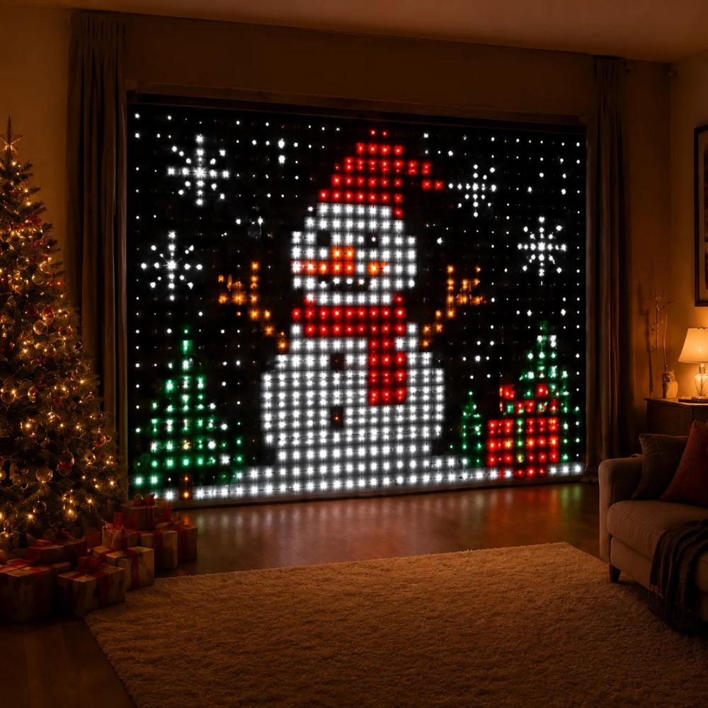 LED Pixel Curtain Lights Bluet - đánh giá và giá Lighting Decoration For Home