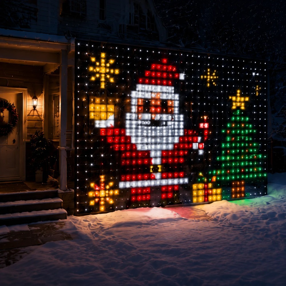 LED Pixel Curtain Lights Bluet - đánh giá và giá Lighting Decoration For Home