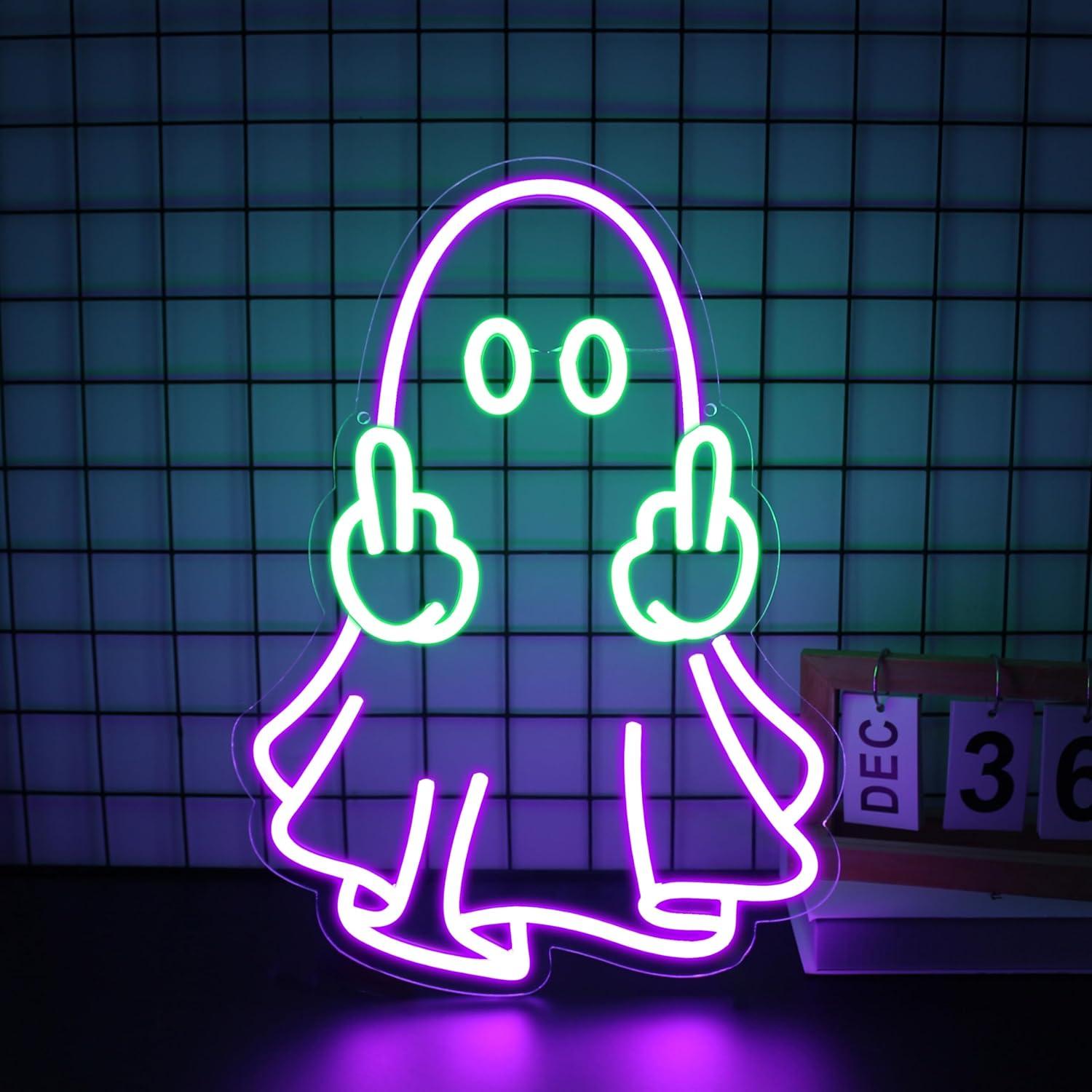 Ghost Neon Sign USB Powered LE - đánh giá và giá Room Lighting Bedroom Decor