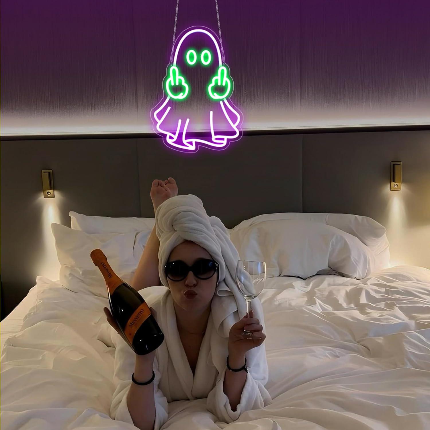 Ghost Neon Sign USB Powered LE - đánh giá và giá Room Lighting Bedroom Decor
