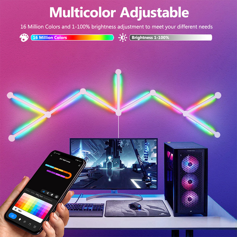Smart RGB Wall Lamp, Bluetooth - đánh giá và giá Wall Decor Lighting