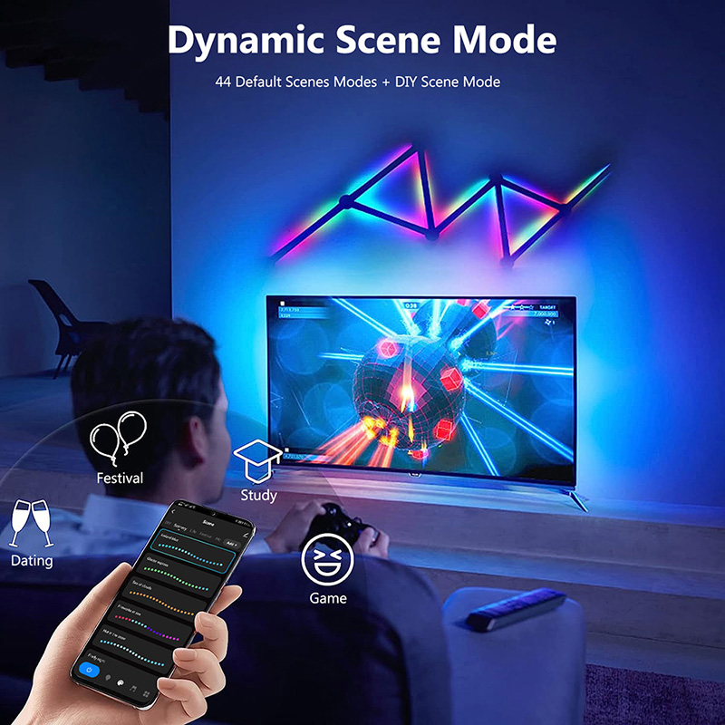 Smart RGB Wall Lamp, Bluetooth - đánh giá và giá Wall Decor Lighting