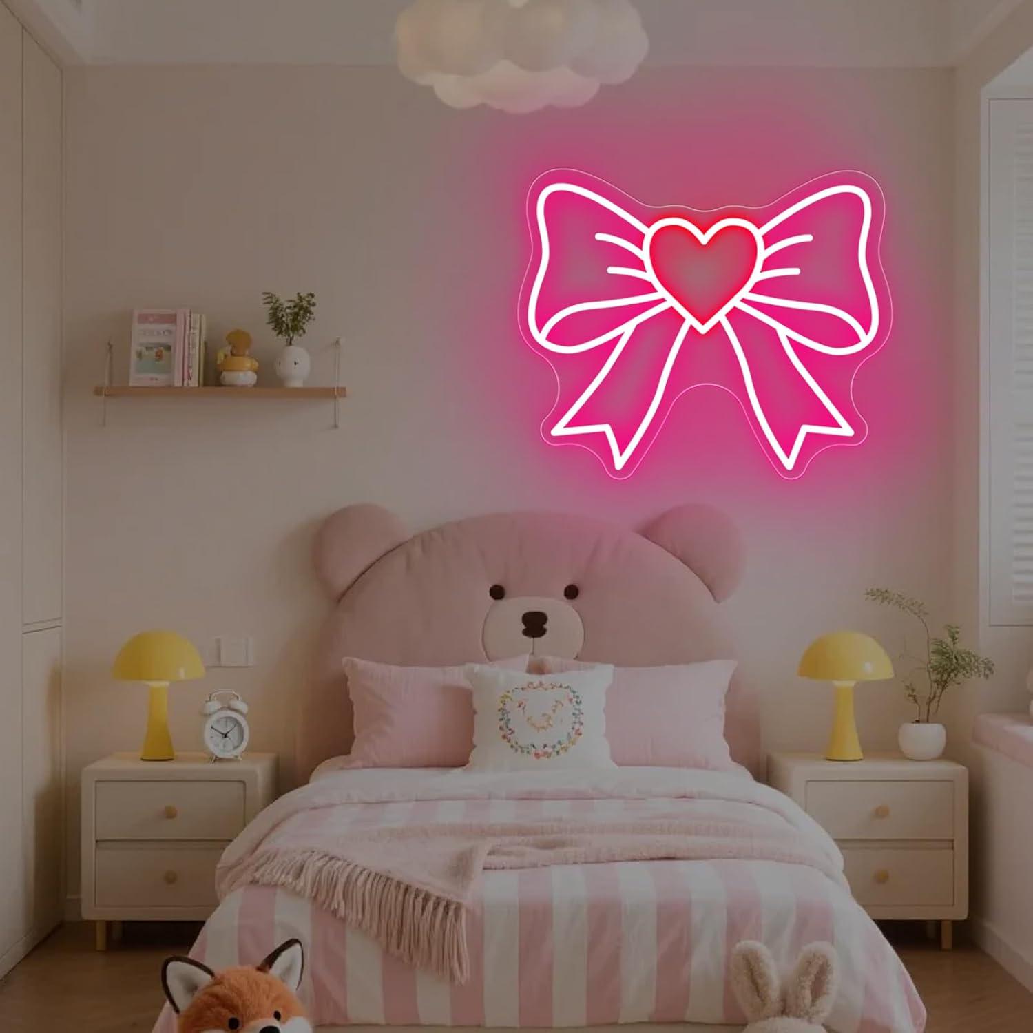 Bow Neon Signs USB Dimmable LE - đánh giá và giá Wall Decor Lighting