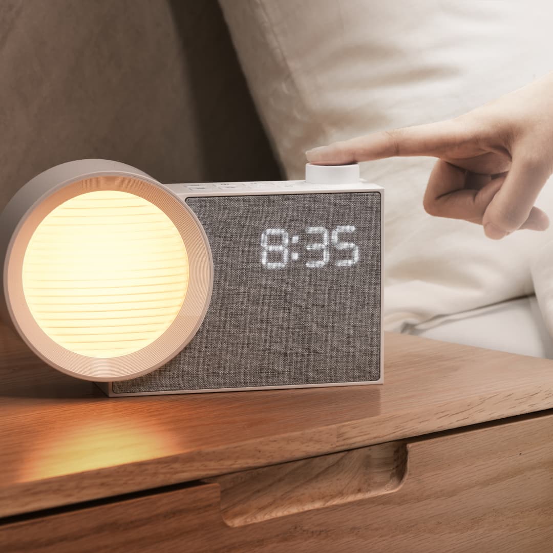 WILIT LED Night Light Alarm Cl - đánh giá và giá Decor Lighting Table Lamps