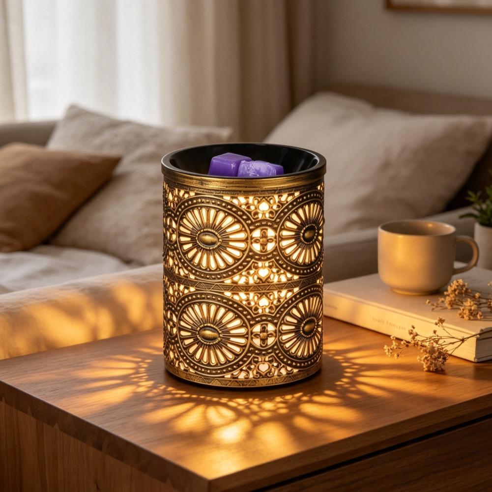 New Fragrance Night Light Gold - đánh giá và giá Decor Lighting & Decor Fires Photos