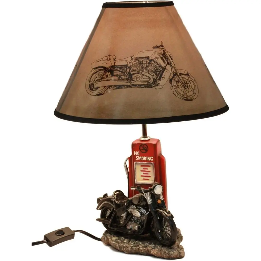 Vintage Retro Black Motorcycle - đánh giá và giá Home Lighting And Decor