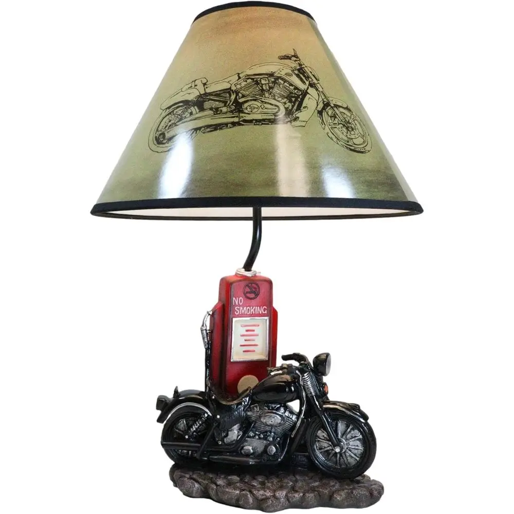 Vintage Retro Black Motorcycle - đánh giá và giá Home Lighting And Decor