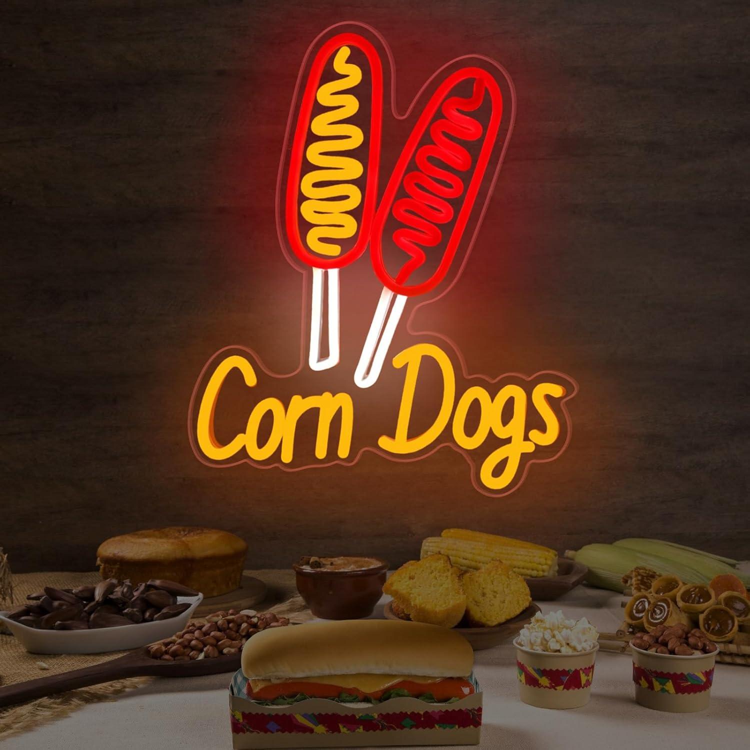Corn Dog Neon Sign Snack USB D - đánh giá và giá Wall Decor Lighting