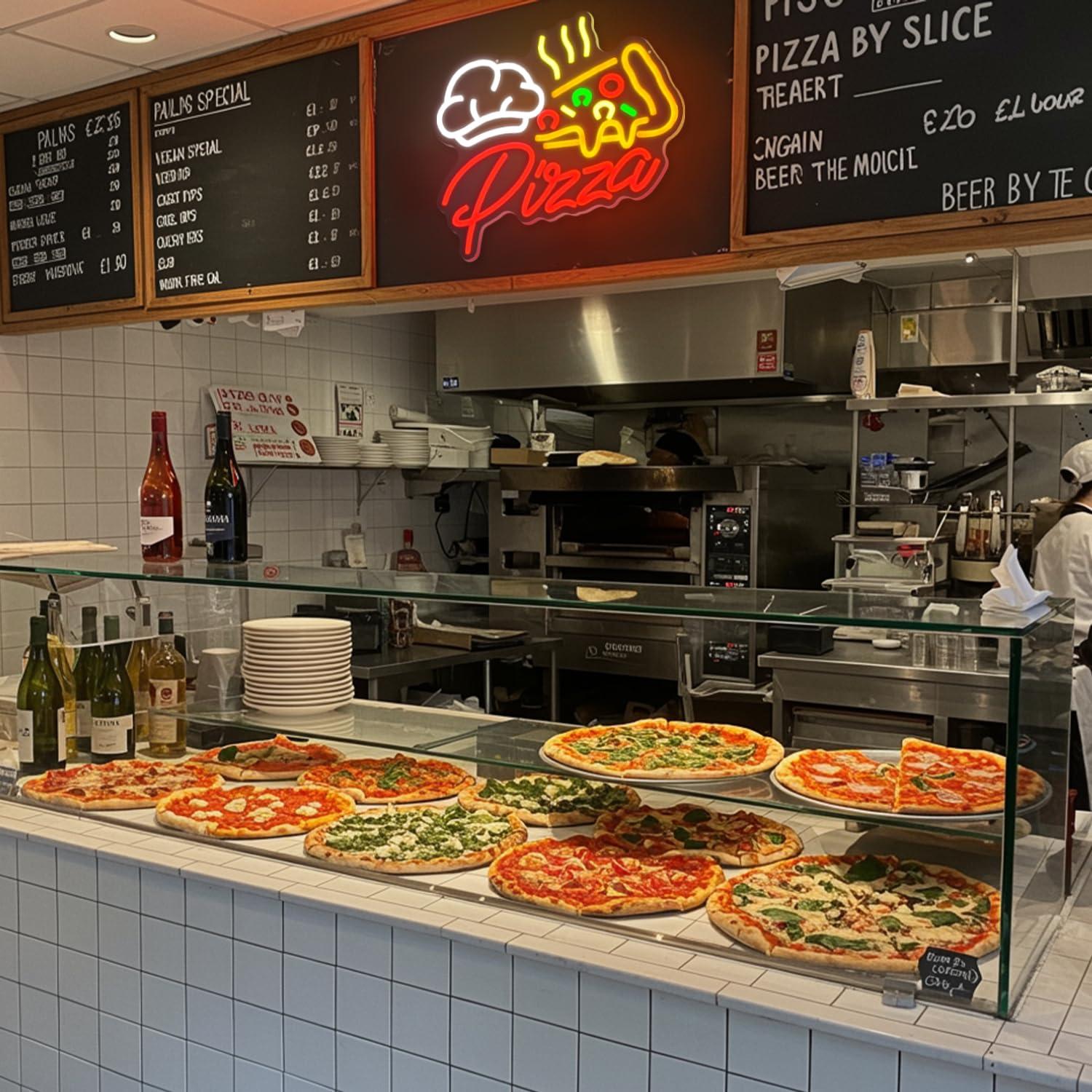 Pizza Neon Sign Colorful Pizza - đánh giá và giá Wall Decor Lighting