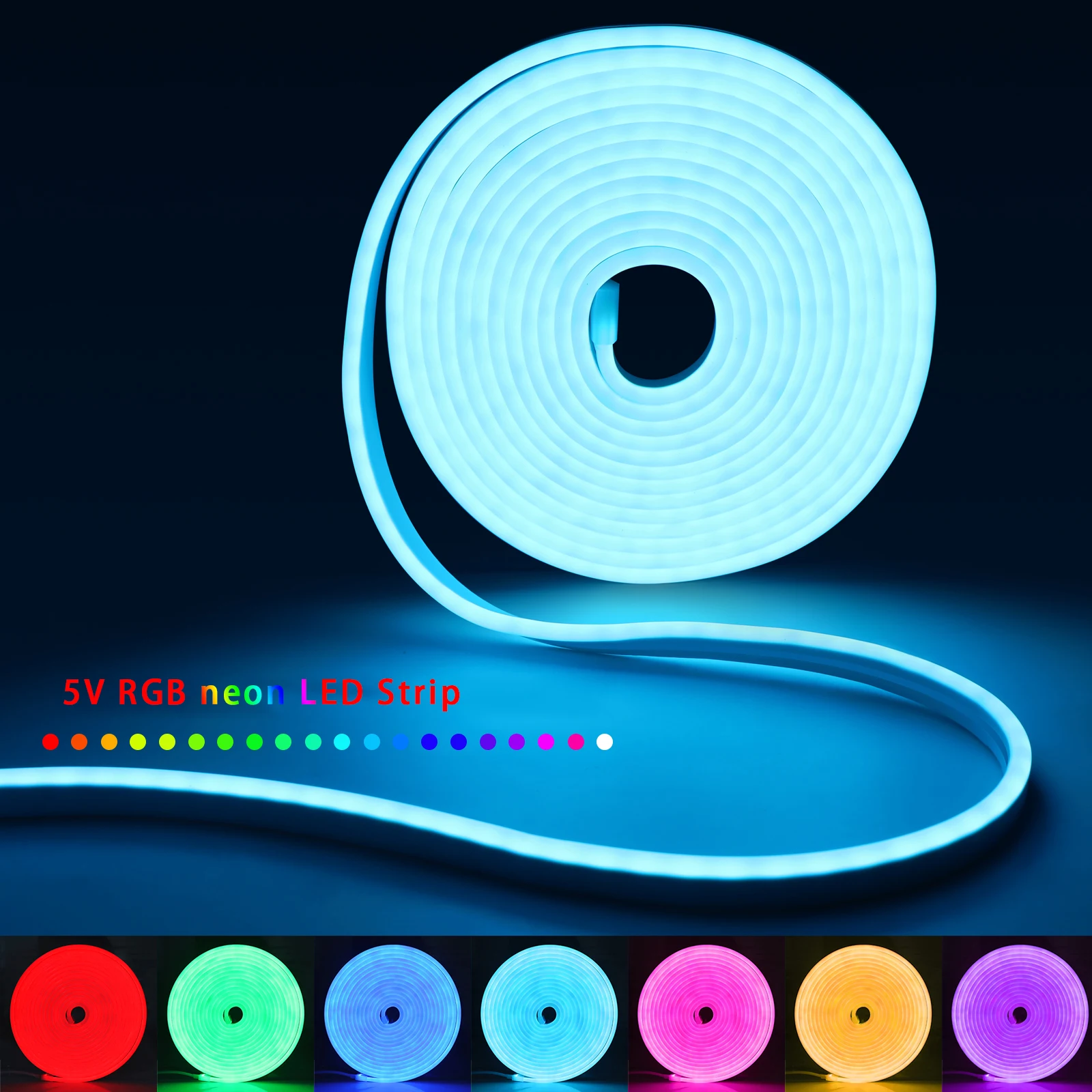 1-5m RGB LED Neon Strip Light  - đánh giá và giá Home Lighting And Decor
