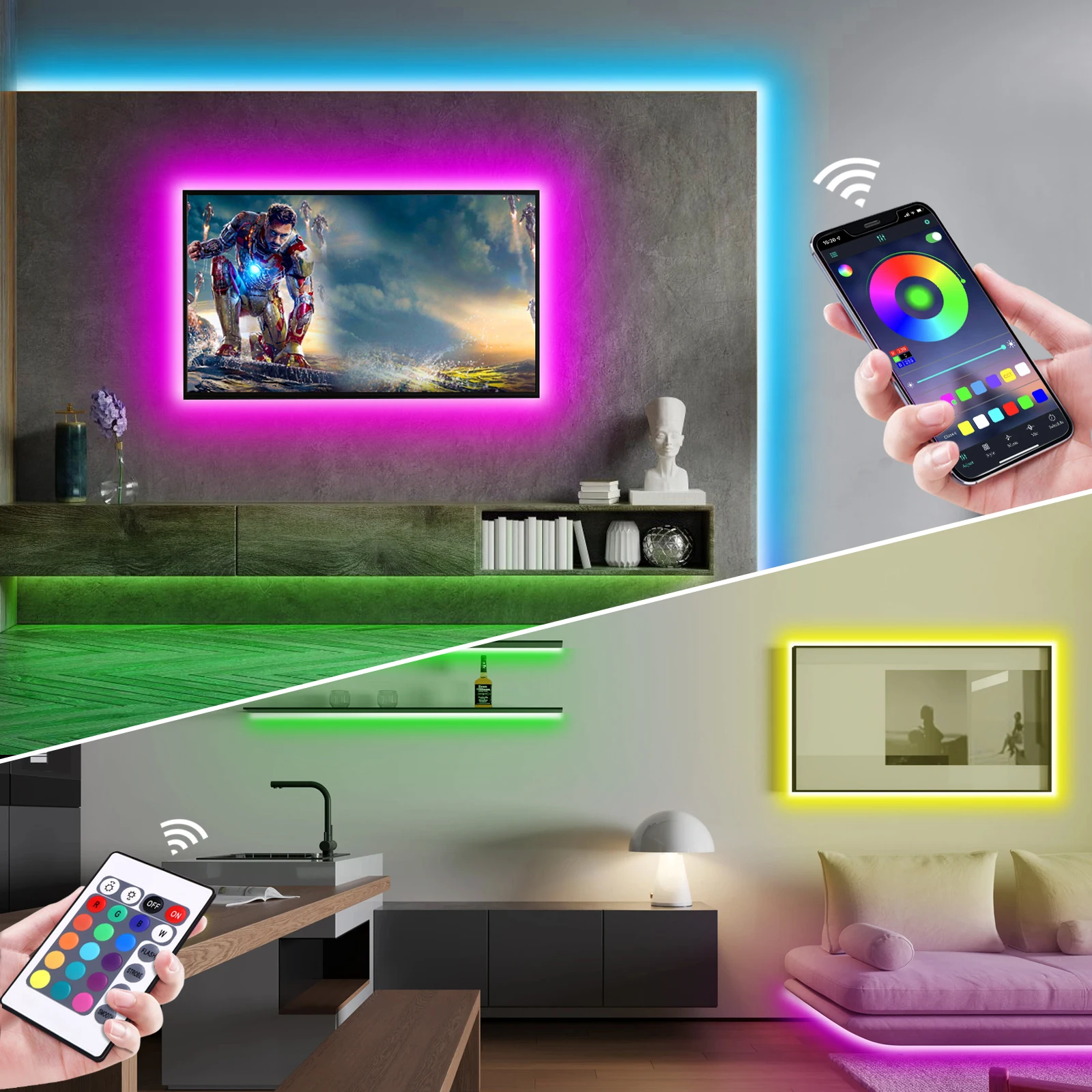 1-5m RGB LED Neon Strip Light  - đánh giá và giá Home Lighting And Decor